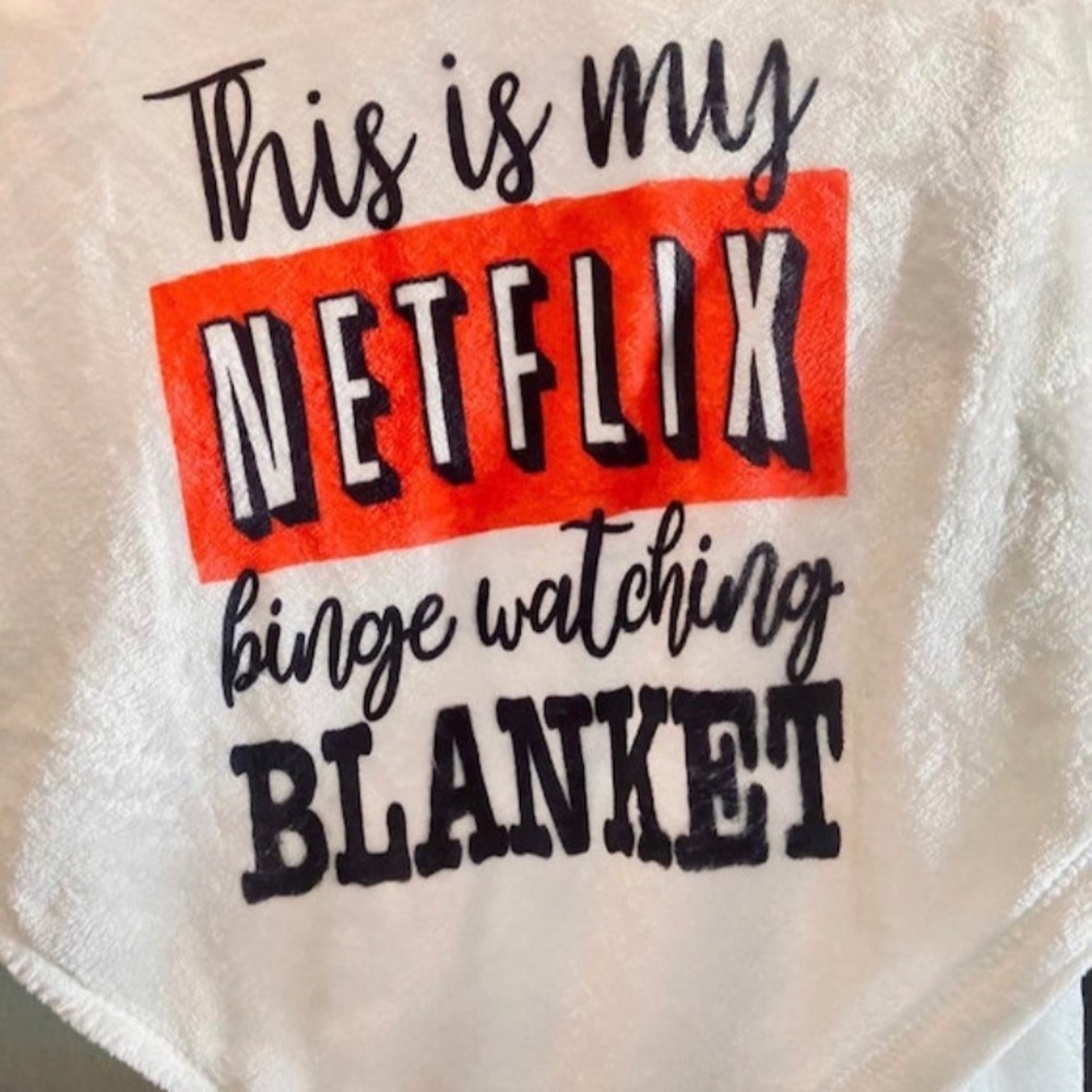 This is my Netflix movie watching blanket